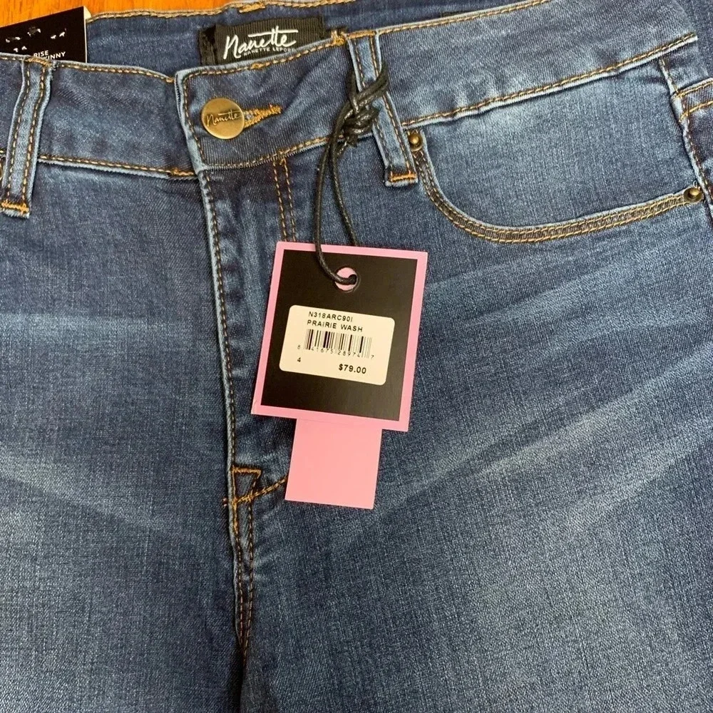 Nanette Mid- Rise Hamilton Skinny Jeans Size 4